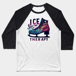 Ice Skating Baseball T-Shirt